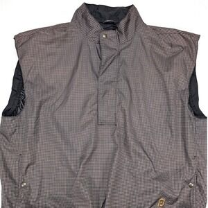 FootJoy DryJoys‎ Mens Golf Vest XL Houndstooth Lightweight Sleeveless